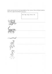 English worksheet: Wild Animals