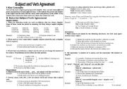 Subject and verb agreement