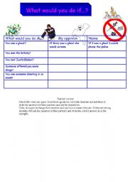 English Worksheet: second conditional game