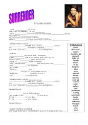 English worksheet: Surrender