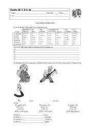 English Worksheet: Superlative of superiority
