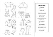 English Worksheet: Colour these clothes