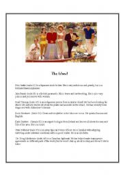 English Worksheet: The Island