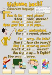 CLASSROOM LANGUAGE