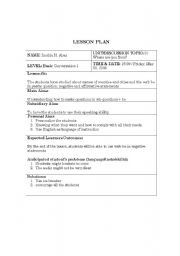 English Worksheet: Wh-questions + be