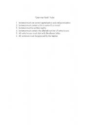 English Worksheet: Grammar Rock