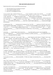 English Worksheet: FCE - Reading and Use of English