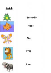 English worksheet: Do you know this animals?