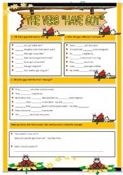 English Worksheet: Have got