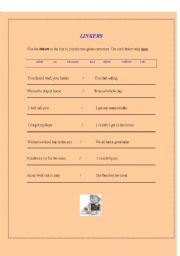 English Worksheet: Linkers