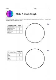 English worksheet: Circle Graph