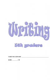 English Worksheet: Writing test