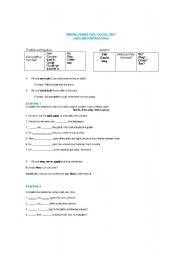 English worksheet: Modal Verbs (Can/Could/May)