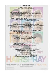 English Worksheet: HAIRSPRAY