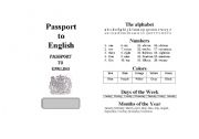English Worksheet: Passport to English