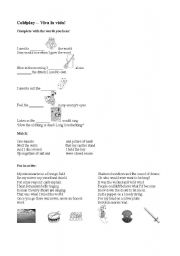 English Worksheet: Coldplay - Viva la Vida