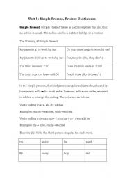 English Worksheet: Present Simple