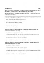 English Worksheet: 6 Minute English - Happiness