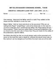 English worksheet: ENGLISH GRAMMER WORKSHEET