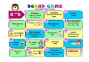 Board game _ Past simple tense review