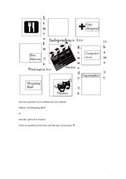 English Worksheet: Directions worksheet