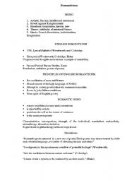English Worksheet: Romanticism Meme