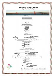 English Worksheet: The Sound of San Francisco (with Answer Key)
