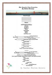 English Worksheet: The Sound of San Francisco (with Answer Key)