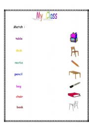 classroom objects 