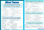 English Worksheet: Mixed tenses