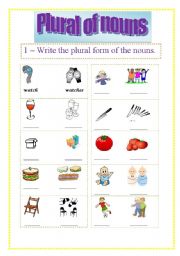 plural of nouns