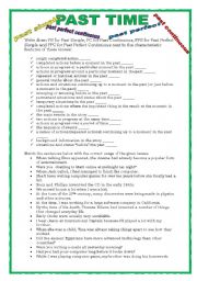 English Worksheet: PAST TIME REVISION