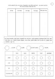 English worksheet: Animals and insects