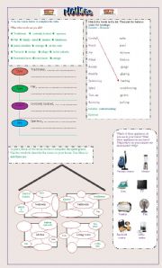 English Worksheet: Houses