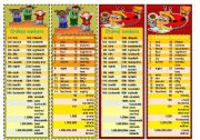 English Worksheet: Bookmarks with Cardinal and Ordinal Numbers -reuploaded