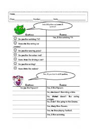 English worksheet: Verb to like present simple 
