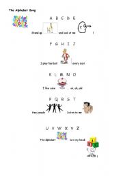 English worksheet: The alphabet