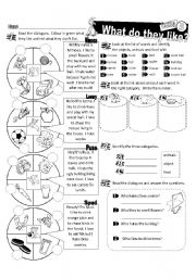 English Worksheet: What Do they Series_03 Cats (Fully Editable)