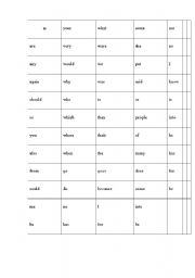 English Worksheet: Power Words 9English)