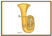 English Worksheet: Musical instruments