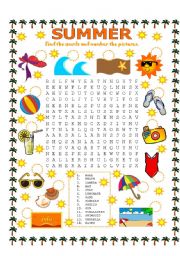 WORD SEARCH (SUMMER)