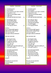 English worksheet: Song Activity - Careful - Paramore