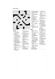 English Worksheet: Puzzle Back to School