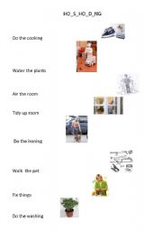 English worksheet: Householding