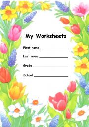 English Worksheet: The covers  