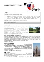 English Worksheet: New York City - Manhattan - Sightseeing