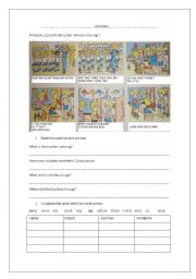 English Worksheet: READING ACTIVITY