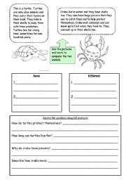 English worksheet: Working with words