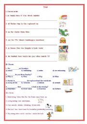 English Worksheet: Present Simple 