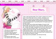English Worksheet: Lilys Diary - PAST SIMPLE